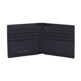 Interno del portafoglio bifold in pelle di lucertola nera di Gentcreate