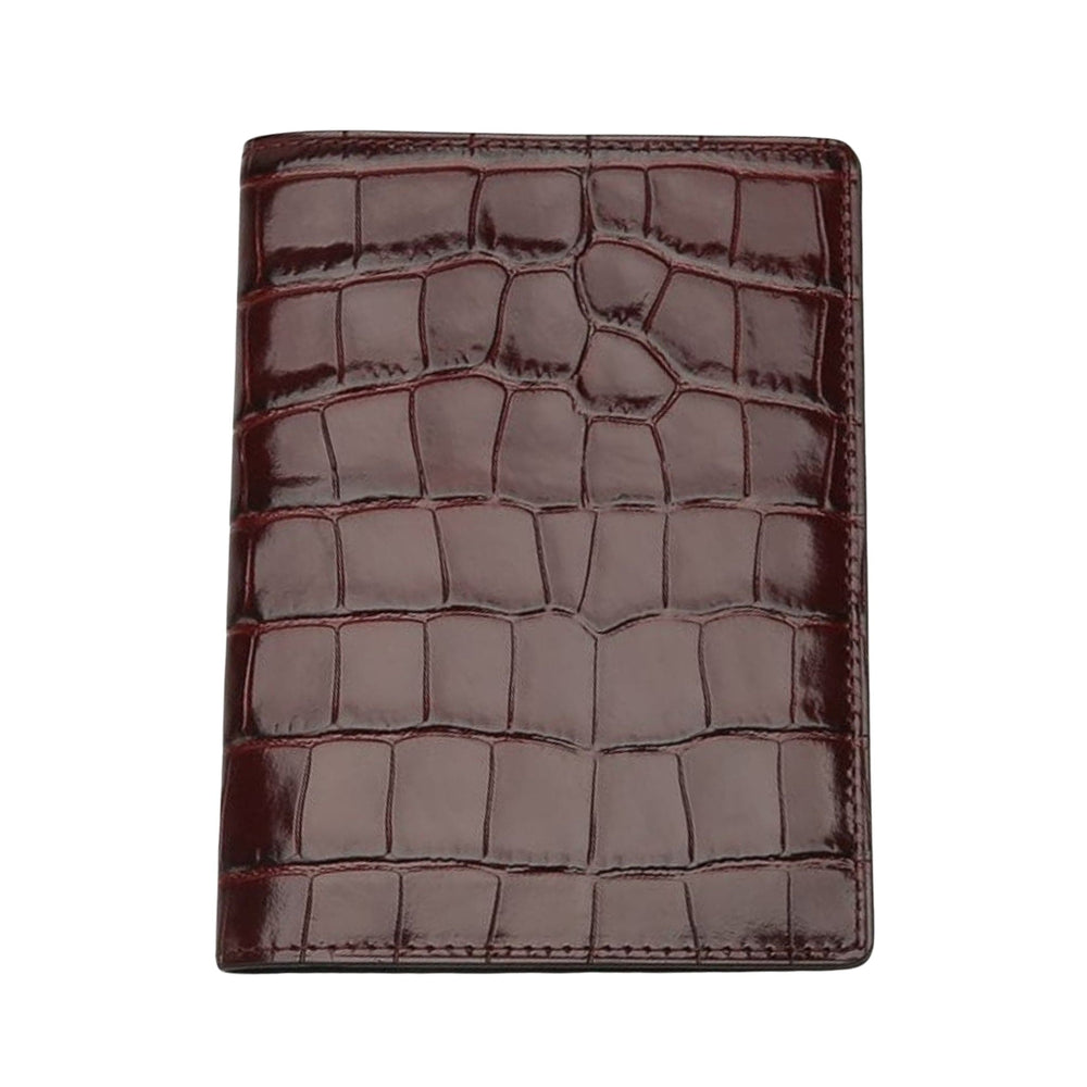 Passhülle aus glänzendem Leder Glänzendes Leder-Passport-Halter - GENTCREATE