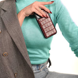 Custodia in pelle per iPhone Croco Lucido - GENTCREATE