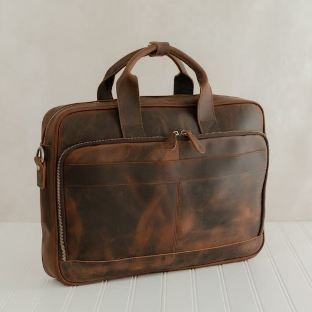Mykt lær Crossbody Bag Optimum Myk lær crossover-veske Optimum - GENTCREATE