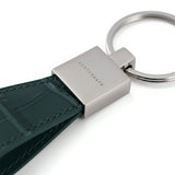 Green Leather Keychain By Gentcreate