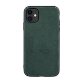 iPhone 11 Pro Max / Green Alcantara iPhone Case by Gentcreate