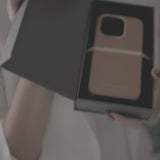 Capa de couro Saffiano para iPhone
