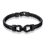 Geflochtenes Lederarmband "Salve" - Gentcreate