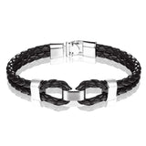 Geflochtenes Lederarmband "Salve" - Gentcreate
