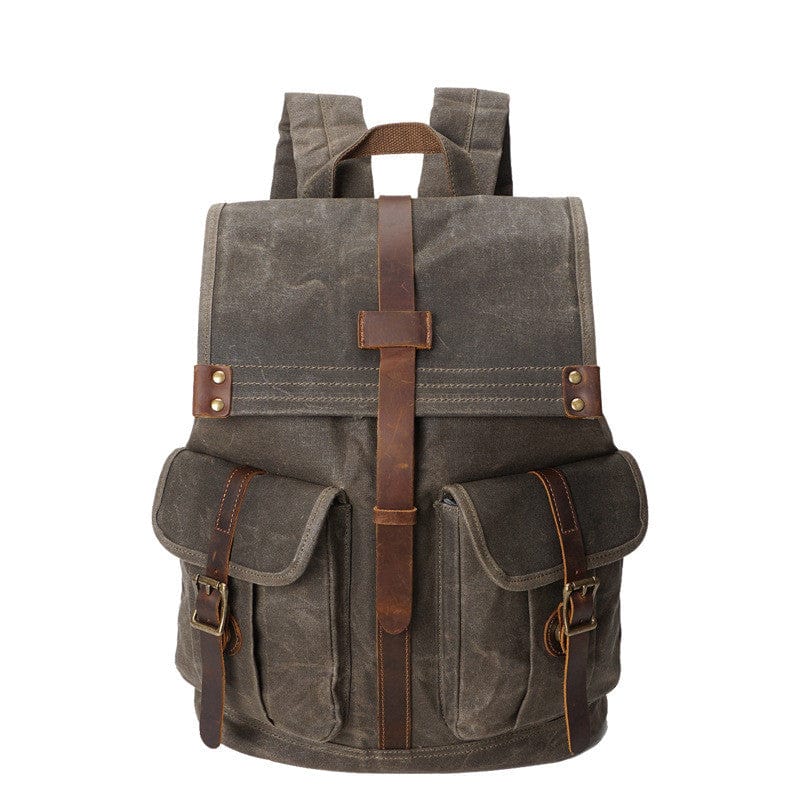 Zaino Retro in Tela Cerata "Pone" - Gentcreate Zaino Retro in Tela Cerata "Pone" - Gentcreate