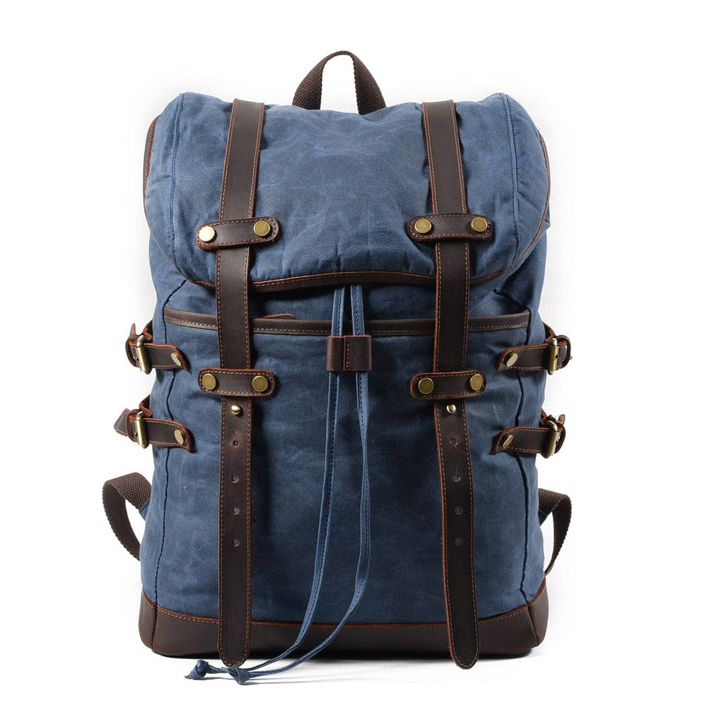 Retro Backpack Esme Retro Backpack "Esme" Blue Color - Gentcreate