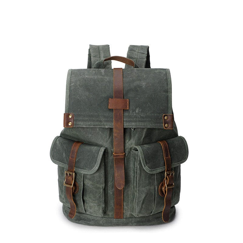 Zaino Retro in Tela Cerata "Pone" - Gentcreate Zaino Retro in Tela Cerata "Pone" - Gentcreate
