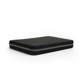 Sort læder pas holder Epsom mønster af Gentcreate