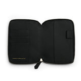 Sort indvendig af læder pas holder Epsom mønster af Gentcreate