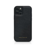 Gentcreate의 사피아노 가죽 iPhone 검은색 케이스