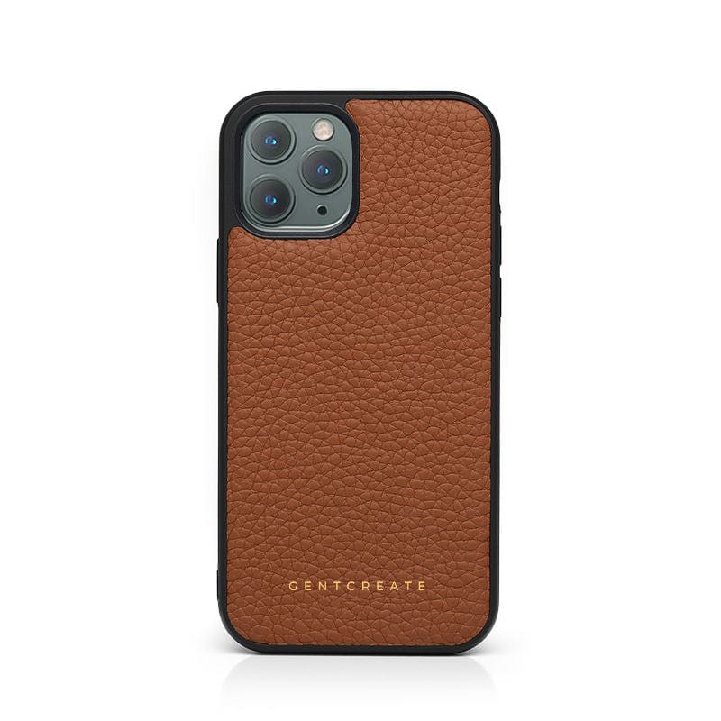 Leather iPhone Case Pebble Pattern Leather iPhone Case Pebble Pattern - GENTCREATE