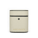 Grünes Leder Airpods Case Epsom-Muster von GENTCREATE.jpg