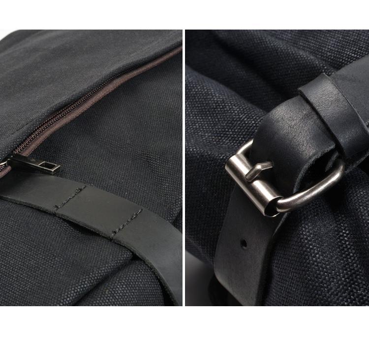 Urban Vintage Backpack Waxed Canvas Backpack- Gentcreate