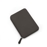 Grå læder pas holder Epsom mønster af Gentcreate