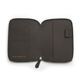 Grå indvendig af læder pas holder Epsom mønster af Gentcreate