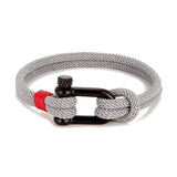 Bracciale a gancio in paracord "Fortis"