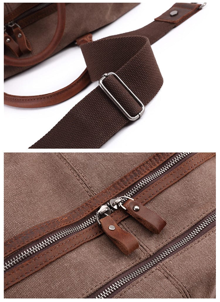 Grande borsa a duffle in canvas "Travel" - GENTCREATE Grande borsa a duffle in canvas "Travel" - GENTCREATE
