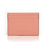Leather Card Holder Epsom Pattern Pink Color by Gentcreate
