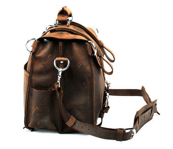 Messenger Bag Experientia i skinn Lær Budveske "Experientia"