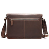 Braune Leder Crossbody Tasche "Nuntius" - Gentcreate
