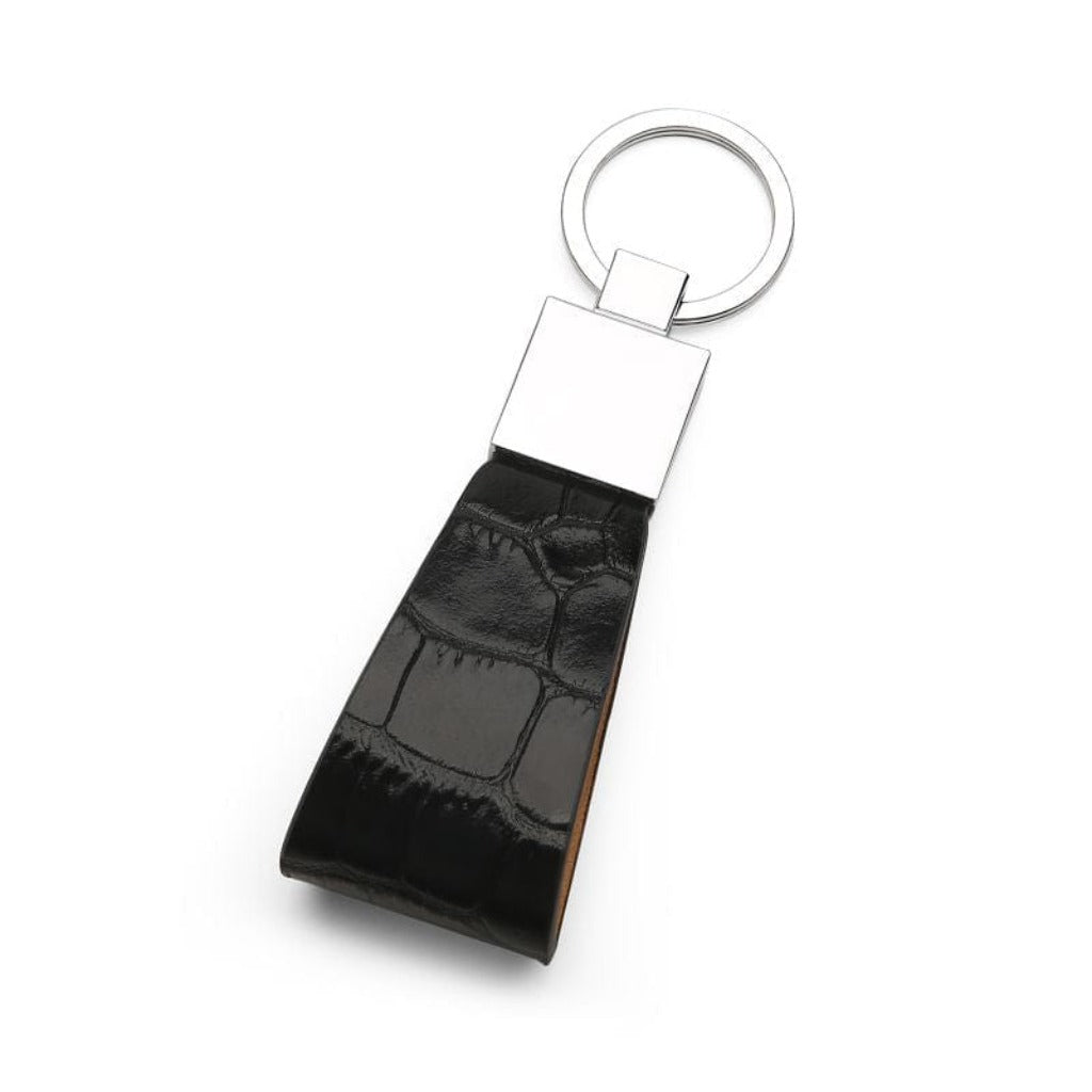 Luxury Leather Keychain for Keys. Exotic Leather Keychain. Key