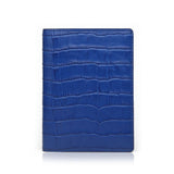 Matt Blue Leather Passport Holder By Gentcreate