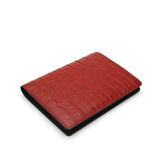Matt Red Leather Passport Holder By Gentcreate