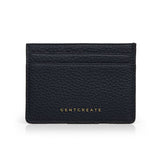 Navy Pebble Leather Card Holder By Gentcreate.jpg