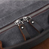 Vintage Canvas Backpack "OG" Zippers By Gentcreate