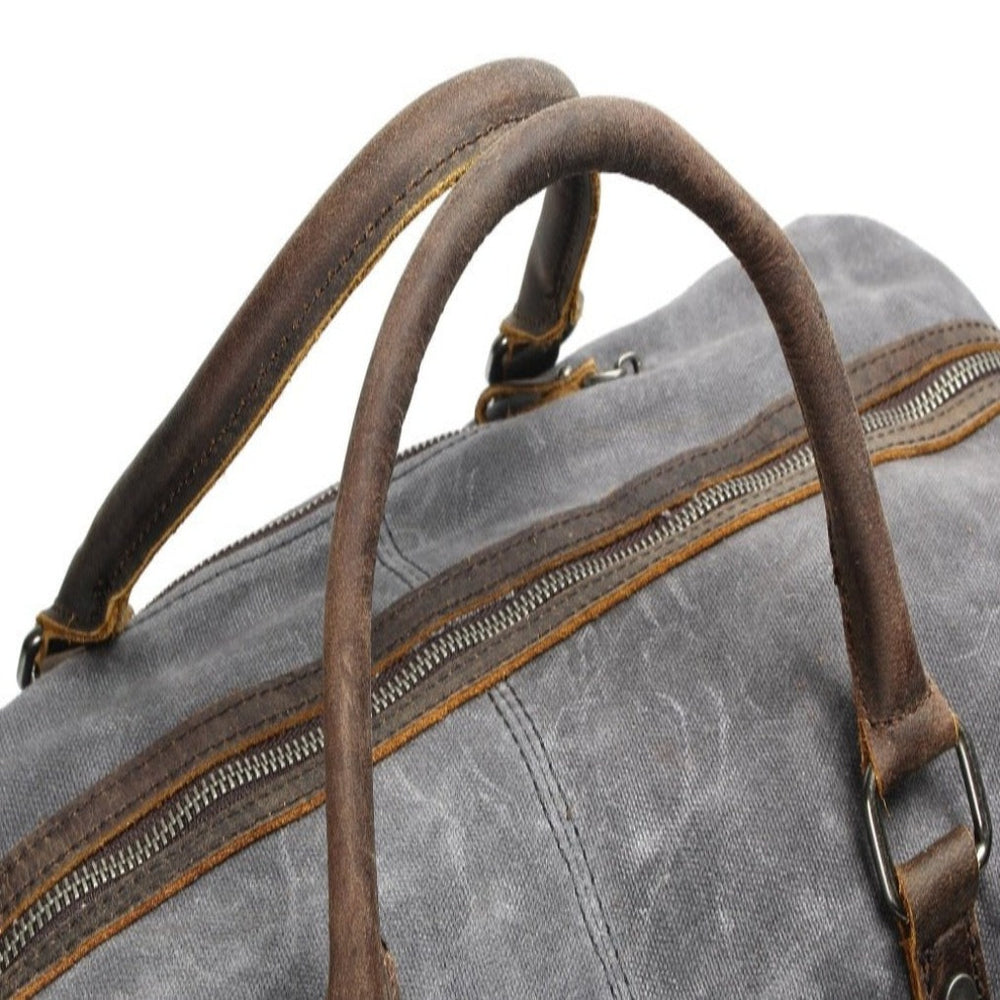 Vintage Weekender Bag Antiquus Slika izblzia koznog rajsfesusa od Weekender Vintage Bag