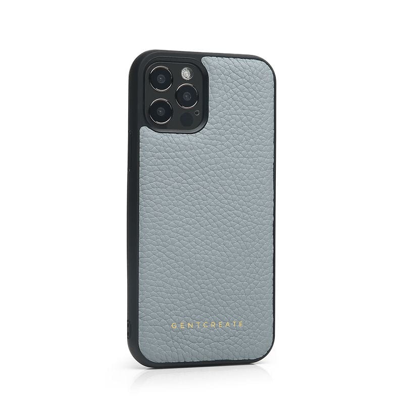 Leather iPhone Case Pebble Pattern Leather iPhone Case Pebble Pattern - GENTCREATE