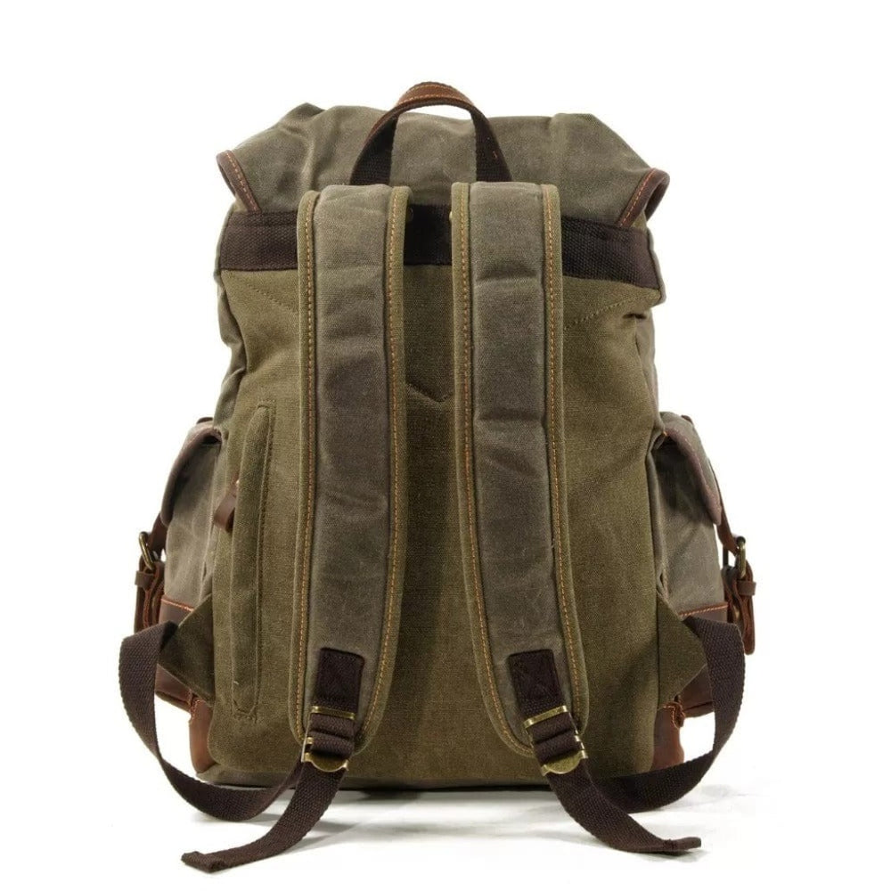 Waterproof Canvas Backpack Waterproof Leather Backpack - Gentcreate