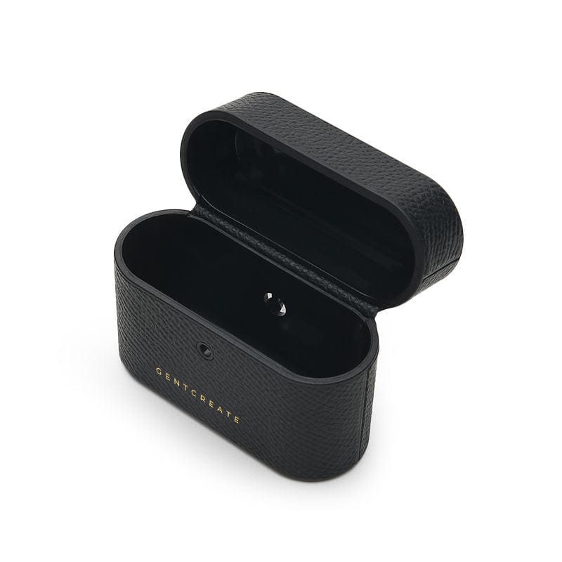 حافظة جلدية لسماعات Airpods Pro بنمط إبسوم حافظة إيربودز جلدية سوداء بنمط إبسوم من جينت كريت