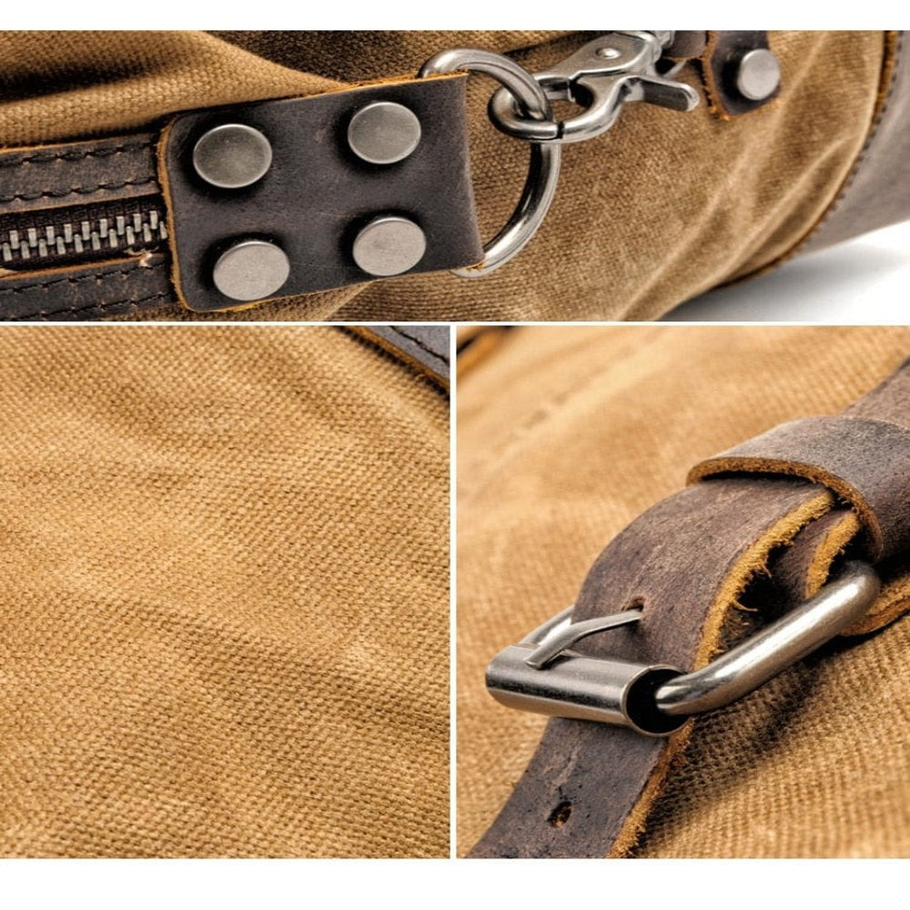 Vintage Weekender Bag Antiquus Weekend Travel Bag - Gentcreate