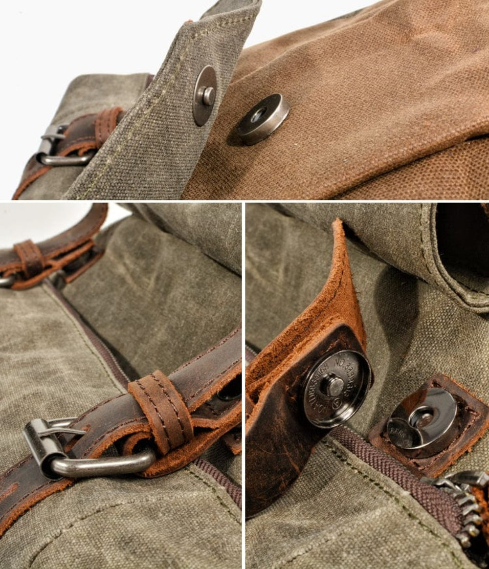 Retro Vintage Canvas Backpack Antiqua Retro Vintage Canvas Backpack "Antiqua" - Gentcreate