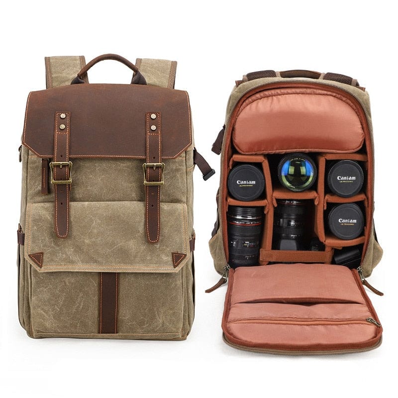 Vintage Camera Backpack Consequat mens backpacks for work- Gentcreate