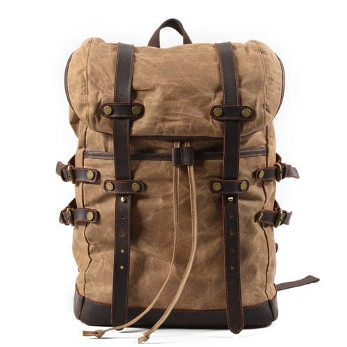 Retro Backpack Esme Retro Backpack "Esme" Khaki Color- Gentcreate