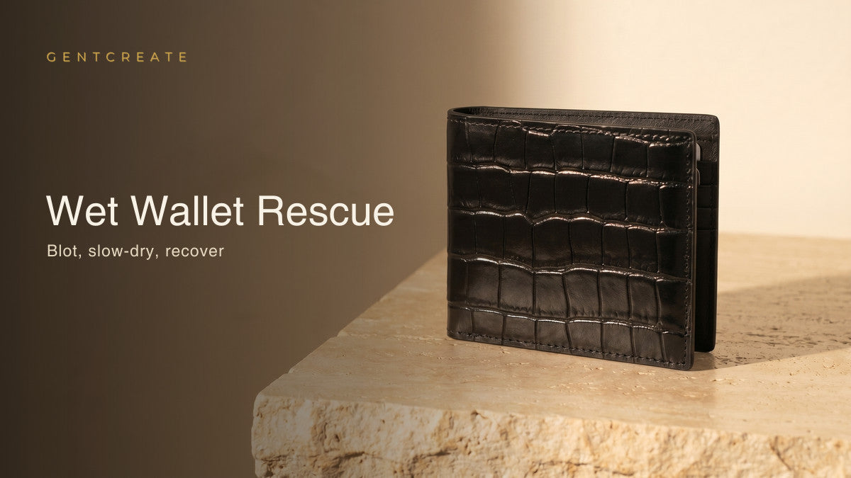 What to Do When a Leather Wallet Gets Wet