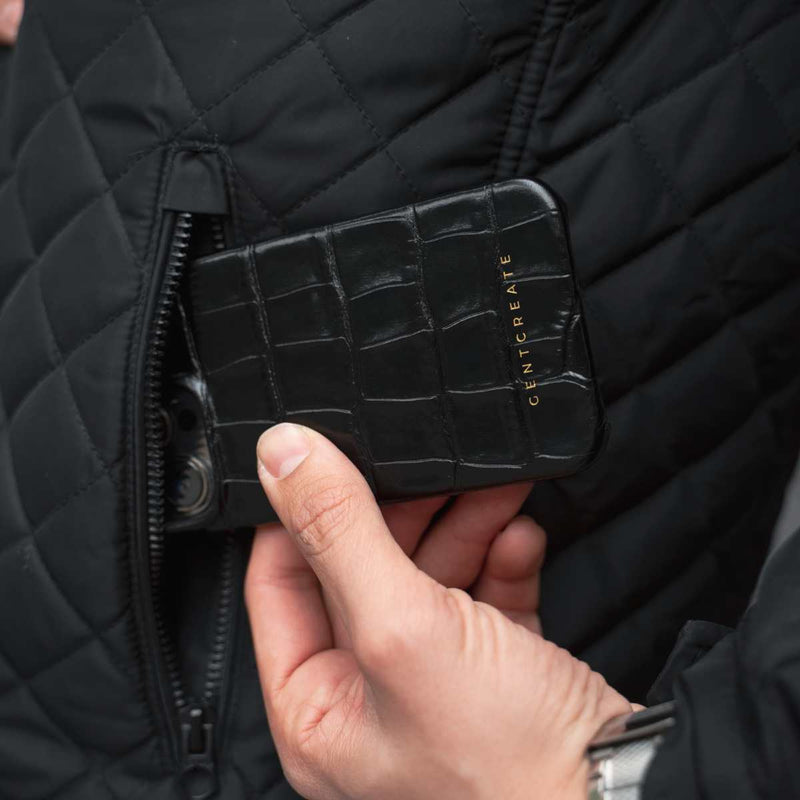 Crocodile Leather iPhone Cases