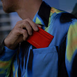 Red Leather Card Holders & Wallets