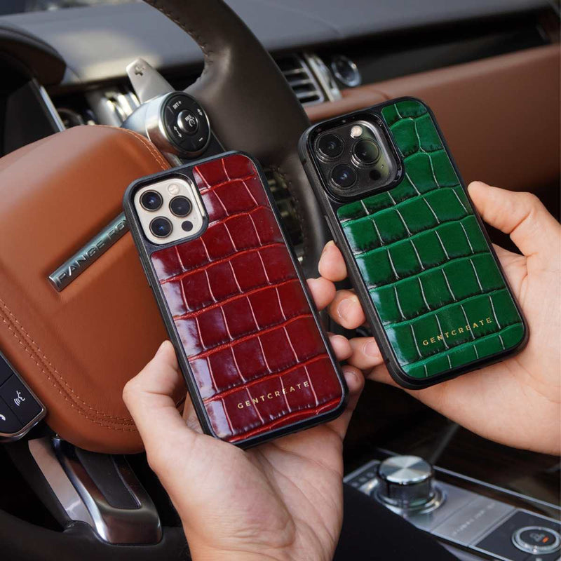 Top Grain Leather iPhone Cases