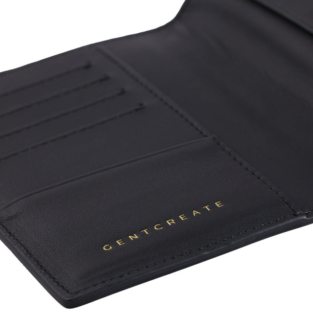 블랙 크로커다일 럭셔리 가죽 여권 케이스의 내부