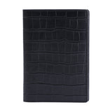 Black Crocodile Passport Holder By Gentcreate