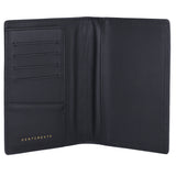 Interior of the Black Crocodile Leather Passport Case