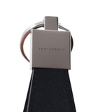 Black Saffiano Leather Keychain By Luxury Leather Brand Gentcreate