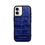 Funda iPhone de piel Croco Brillante