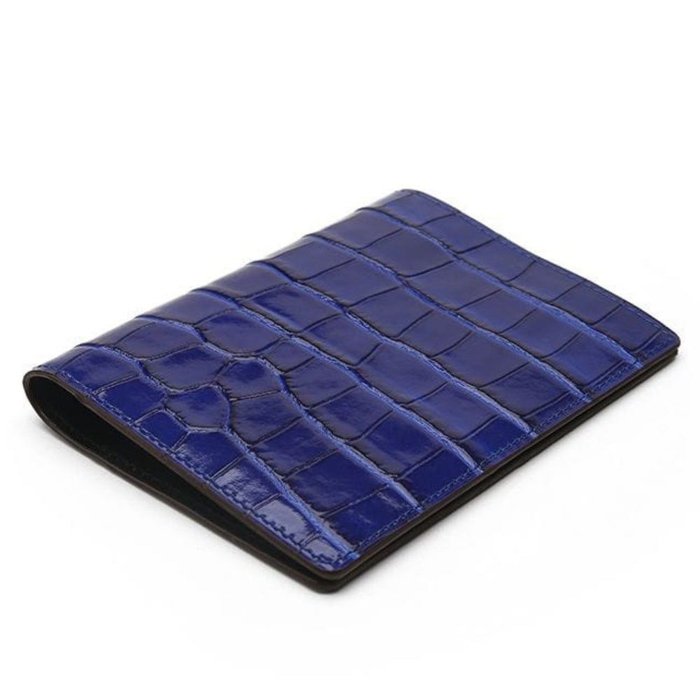 Blue Crocodile Passport Luxury Case By Gentcreate