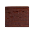Crocodile Embossed Leather Wallet