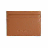 Brown Leather Saffiano Cardholder by the Luxury Fashion Brand Gentcreate.